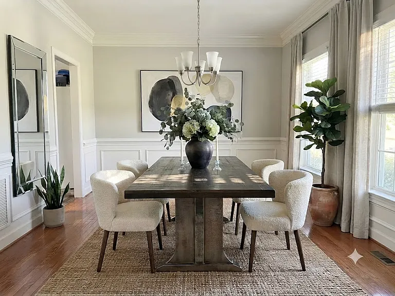 Dinning room-Virtually Staged
