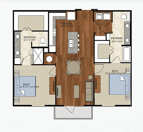 Floor plan B6