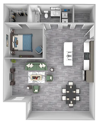 Floor plan Studio