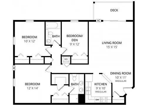 Floor plan Castlewood A