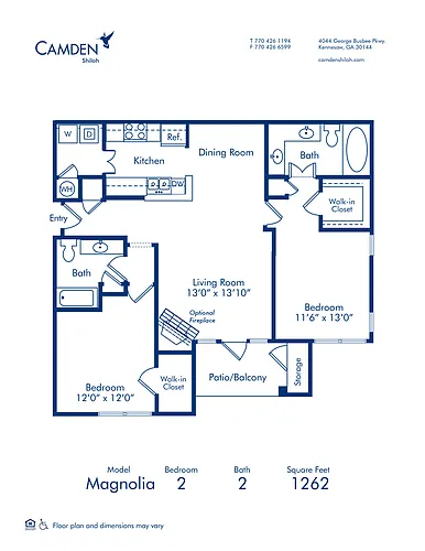 Floor plan Magnolia
