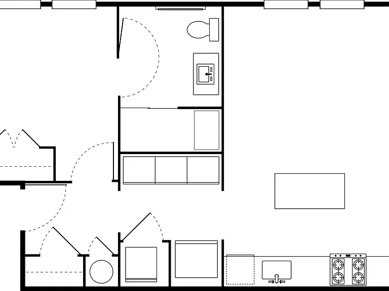1 Bedroom 1 Bedroom