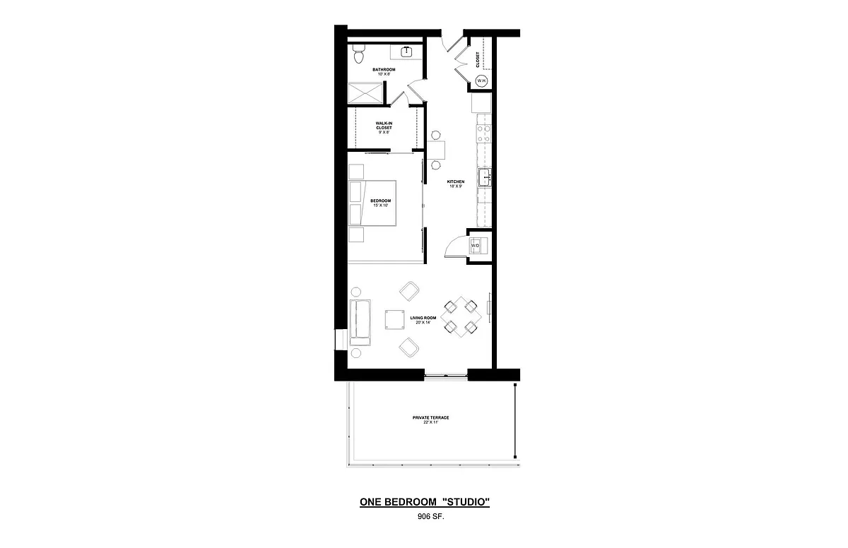 Floor plan S1X1