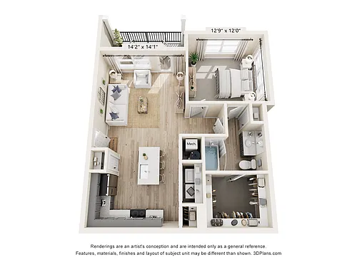 Floor plan A2 Alt