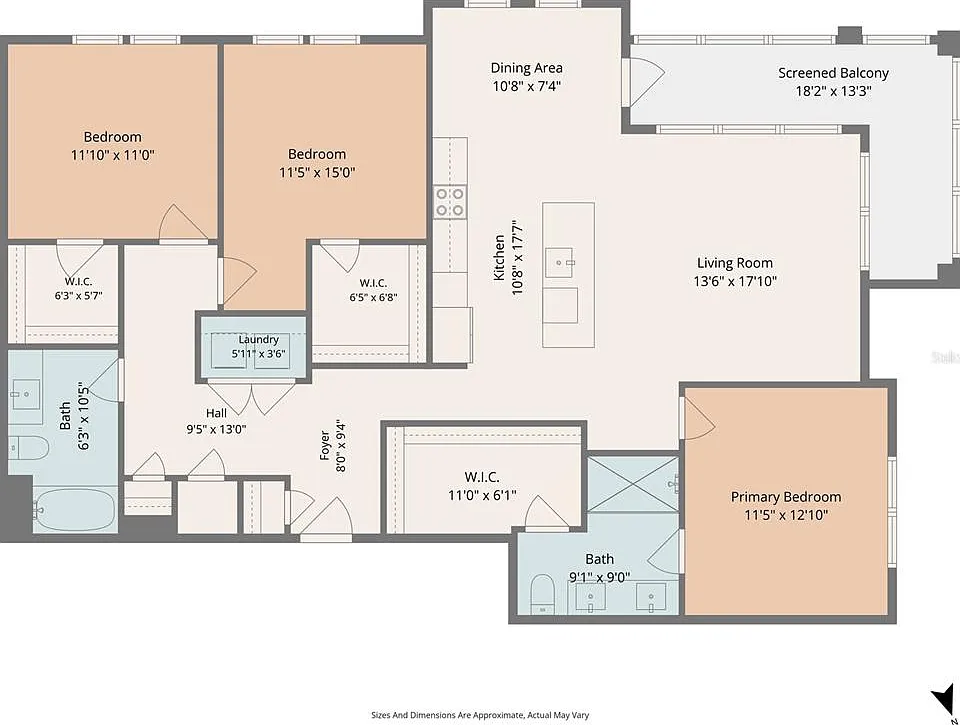 3 bed, 2.0 bath, 1485 sqft, $2,909 — Photo 2