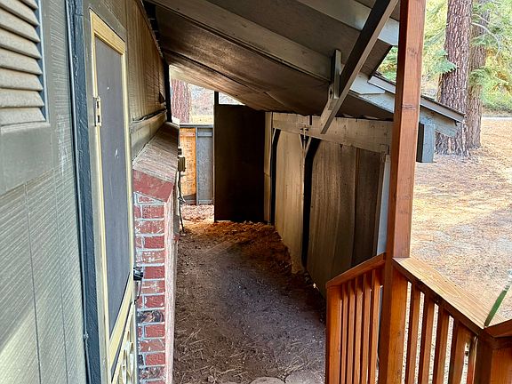 Covered space for bikes, gear, wood