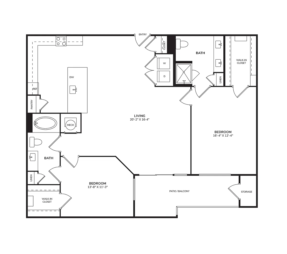 Floor plan B3