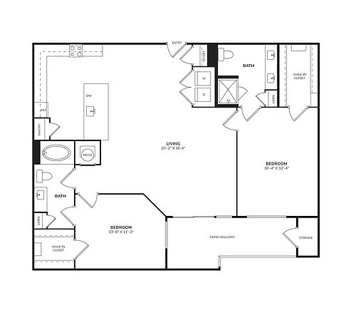 Floor plan B3