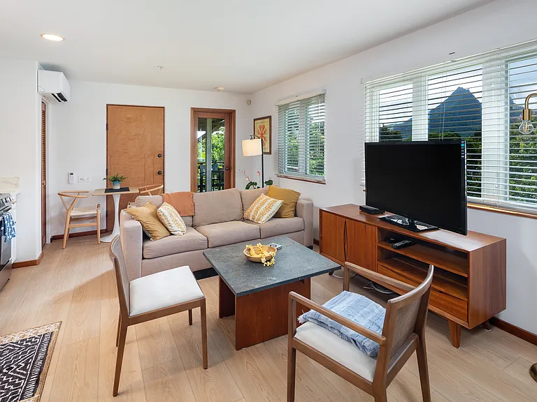 Living space with lots of natural light, yet with complete privacy