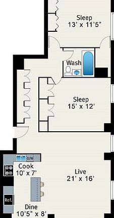 2nd image of 415 W Belmont Ave #1021