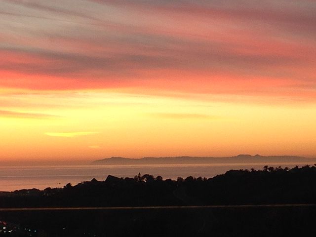 Catalina island from patio 