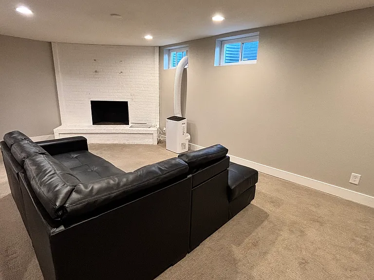 Spacious living area for entertaining guests or relaxing