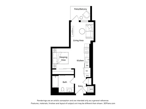 Floor plan S-1-3