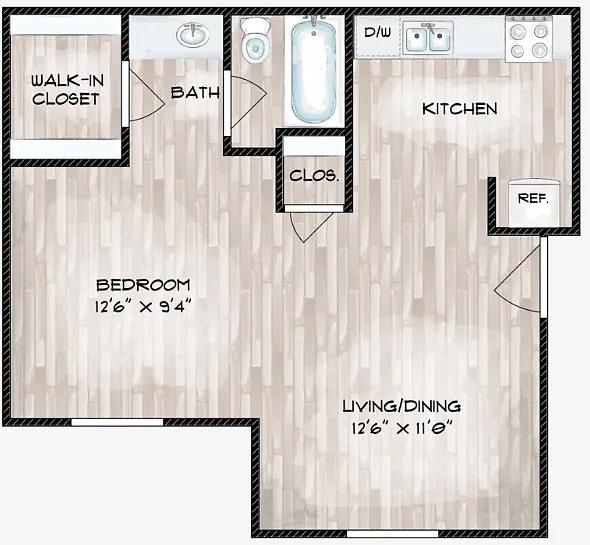 Floor plan E1