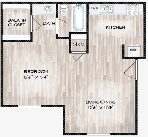 Floor plan E1