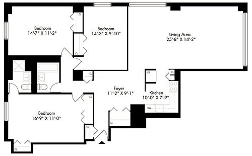 Floor plan 3E
