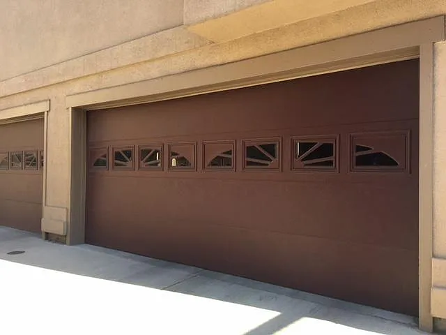 Secure garage with plenty of storage.