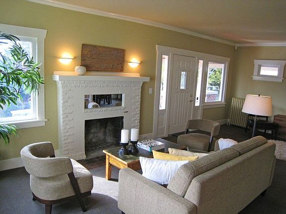 Large Living Room with fireplace.