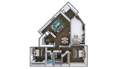 Floor plan B3