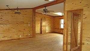 View from Kitchen into Dining area/Living Rm