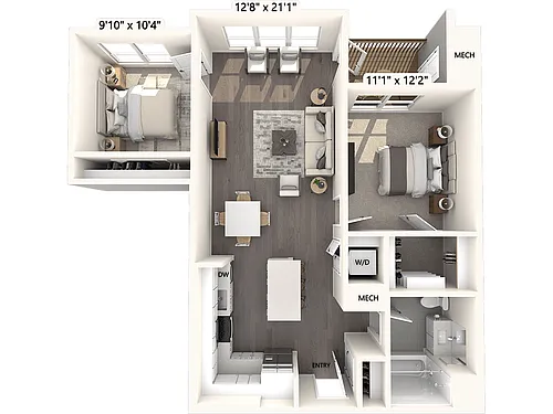 Floor plan B17AF