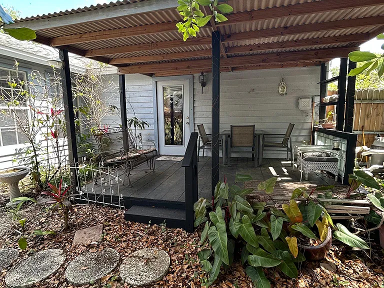 Back Deck. Entrance to the Suite