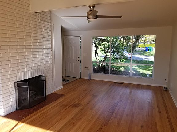 View from the back of the living room towards the front yard
