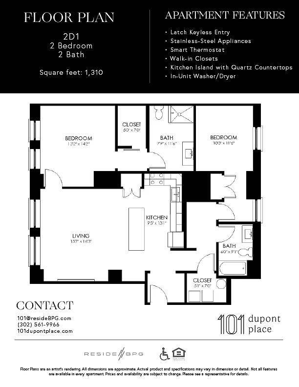 Floor plan 2D1