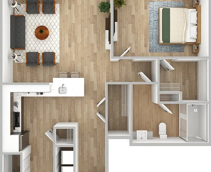 1 Bedroom | 1 Bath | 780 SF | 1st Floor Apartment 1 Bedroom | 1 Bath | 780 SF | 1st Floor Apartment
