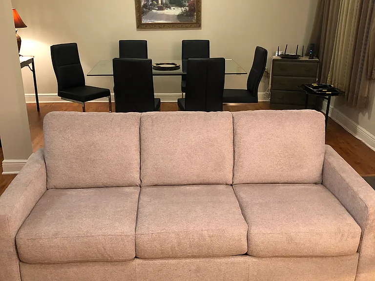 queen sofa bed in living room