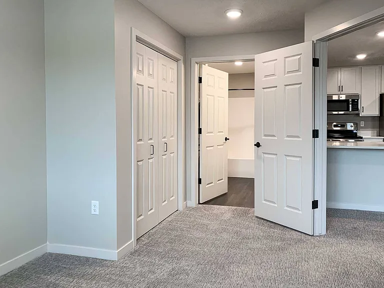 Smart layouts include ample closet storage and convenient access to living areas.