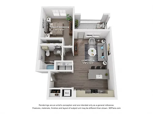 Floor plan The Loft Grand