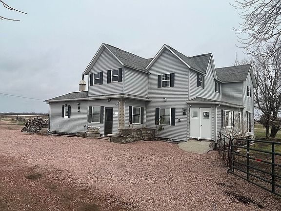 South side of house