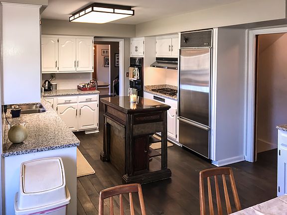 New wood floors and counter