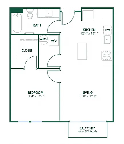 Floor plan A1