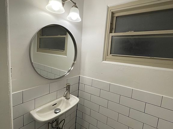 Half bathroom on main level.