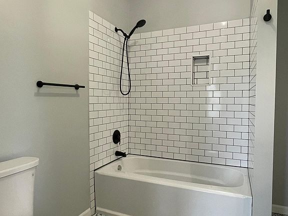 Bathroom, subway tile, mosaic tile floor