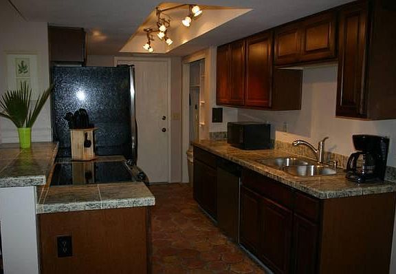 kitchen with stainless steel appliances