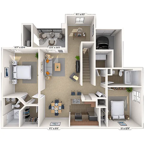 Floor plan B2DG