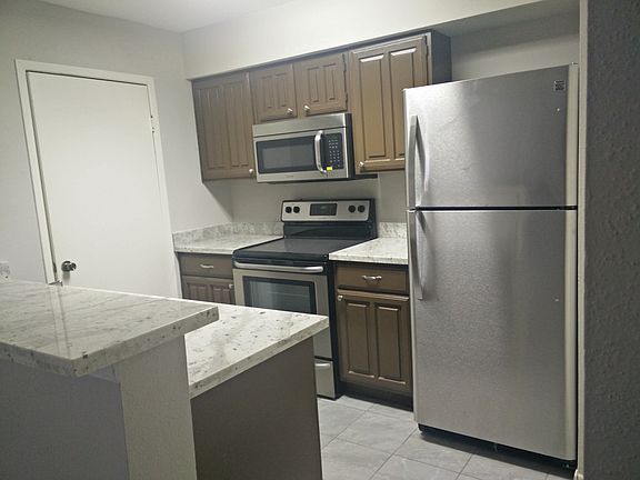 kitchen with new appliances