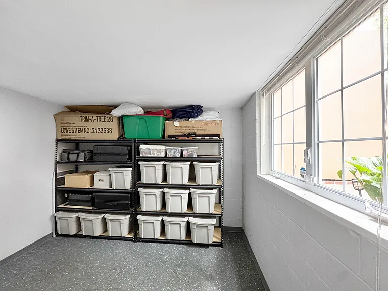 Large Storage room or extra space for an office.