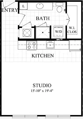Floor plan A - A