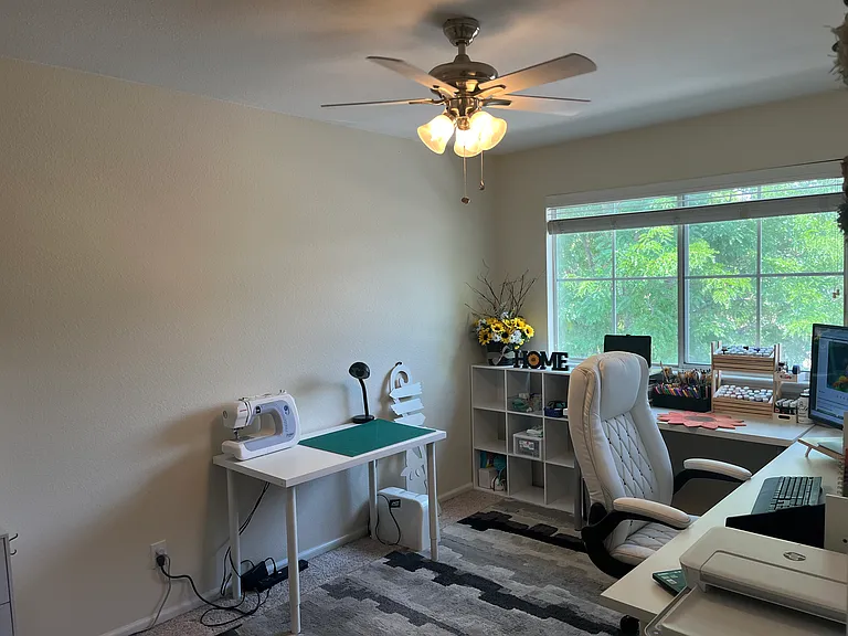 Large window in 3rd bedroom lets a lot of light in