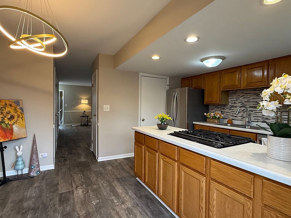 modern light fixtures, and a sleek, contemporary design.