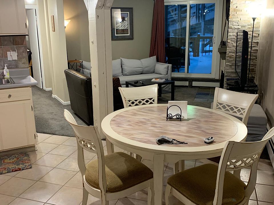 Dining Room / Living Room with Walk-Out Deck.