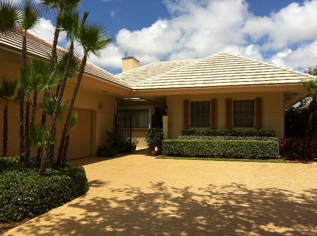 Stamped concrete drive