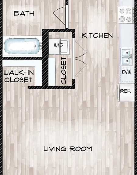 A1 Floorplan Diagram