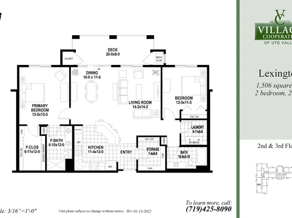 Lexington Plan, Village Cooperative of Ute Valley (Active Adults 55+)