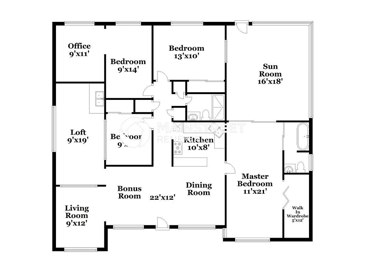 Floor Plan - 2141 Ridge Dr