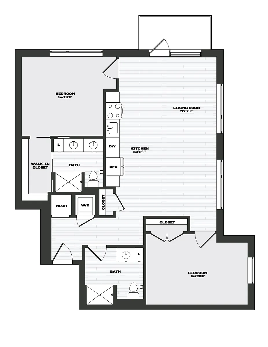 Floor plan B6